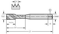 GÄNGTAPP M225049-EGUNC10 EG Nr.10 -24 UNC-3B 80/10/7/3