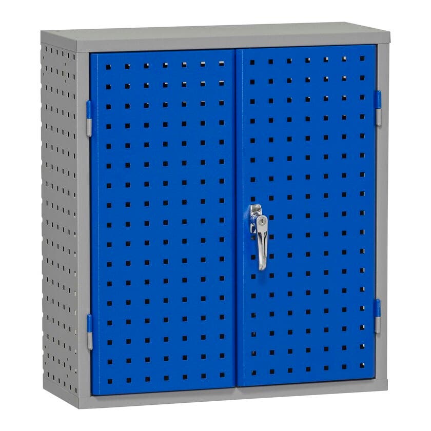 Perforerat Verktygsskåp 870 x250 Grå/Blå