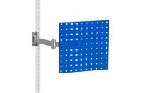 Perforerad Panel m. Ledbar Arm * Blå