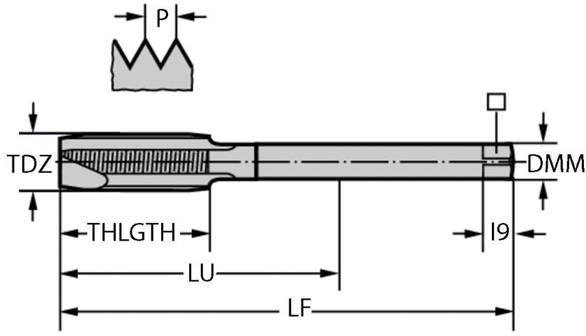 GÄNGTAPP EP2026382-M20 M 20-6HX-LH 140/30/16/4