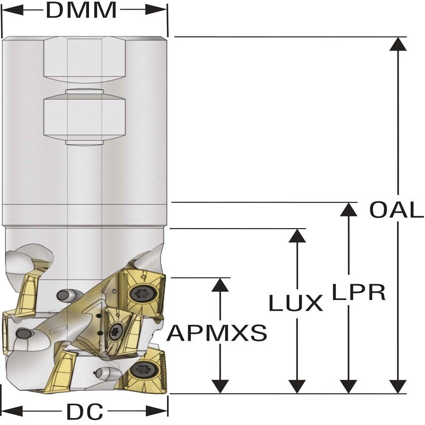 FRÄS R217.69-02.00-3-1.69-XO1 6-3A