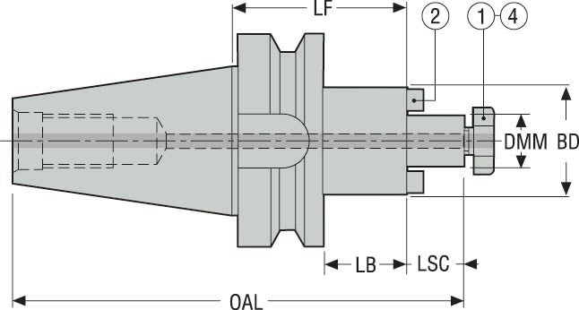 HÅLLARE BT30AD-SM22-040-F3L1
