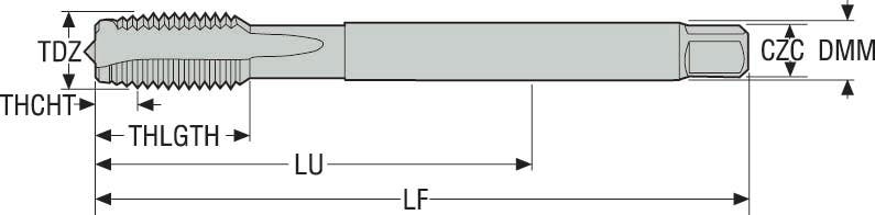 TAPP MTP-M14X1.00ISO6HX-TB-P01 1