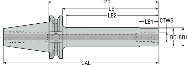 HÅLLARE CAT40TFADB-M20-6.299-K