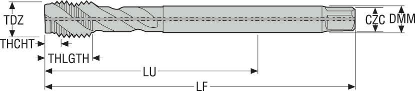 TAPP MTH-M12X1.75ISO6HX-BC-P00 4-A