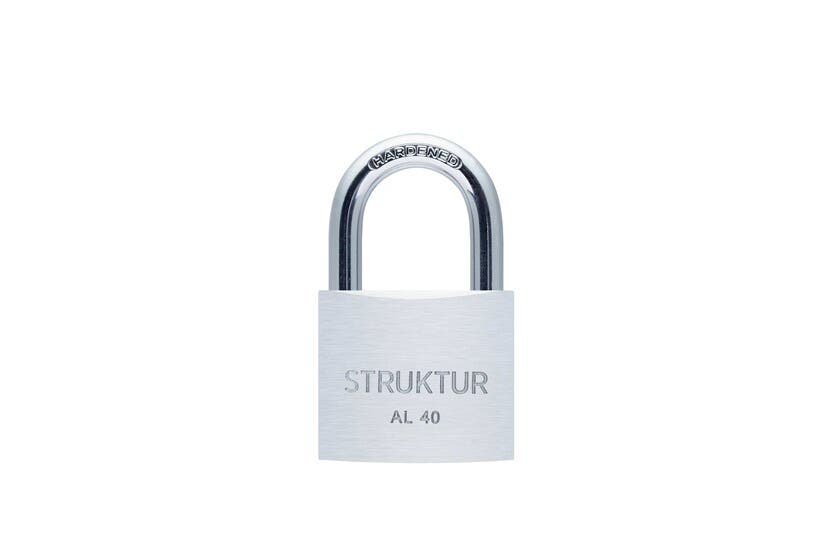 HÄNGLÅS STRUKTUR ALUMINIUM 40 3P 3 ST