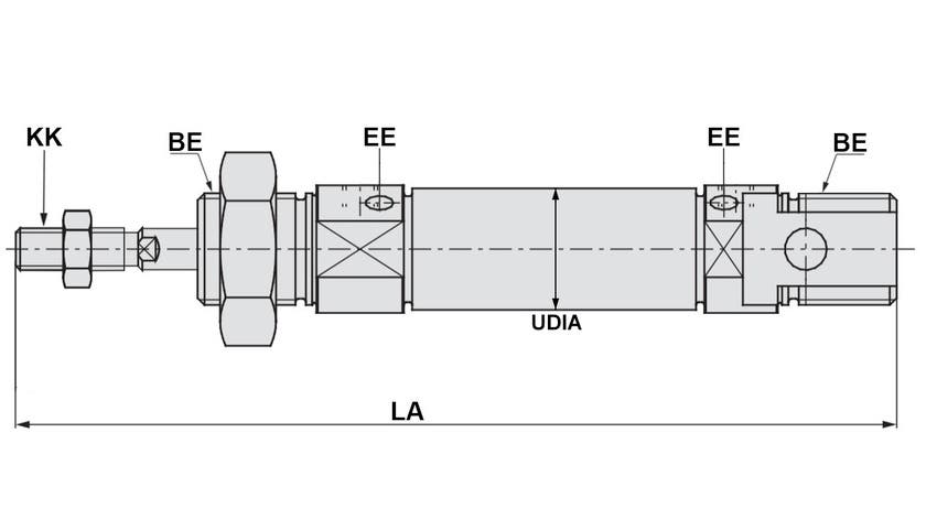 CYLINDER CD85N16-100-B