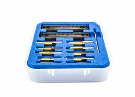 SET 1 KOPIER/SPÅR ULTRAMINI 10 SKÄR 4,5,6MM 2 HÅLLARE