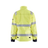 Jacka Multinorm Dam Varselgul/ Marinblå S