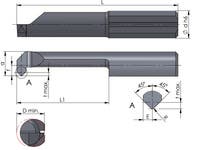 SET 1 KOPIER/SPÅR ULTRAMINI 10 SKÄR 4,5,6MM 2 HÅLLARE