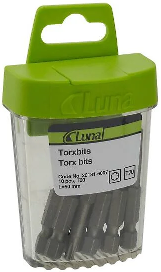 TORX BITS T25 10 PACK 50MM