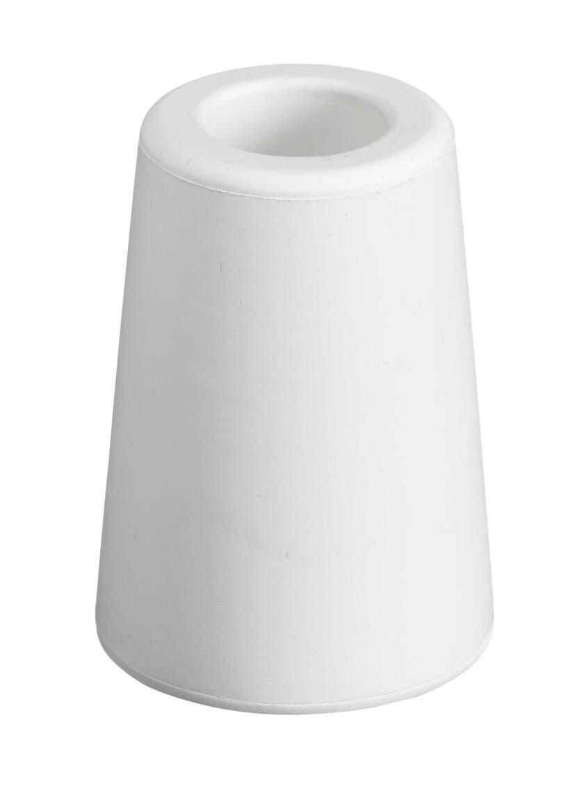 DÖRRSTOPP GUMMI VIT 50X36MM