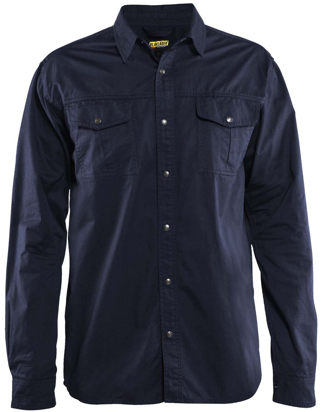 SKJORTA 32971135 MARINBLÅ XL