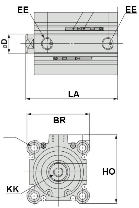CYLINDER KOMPAKT CQ2B16-15D