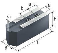 KM-WBL 120, Soft Top Jaws 16MnCr5, 1.5mmX60°, N= 18