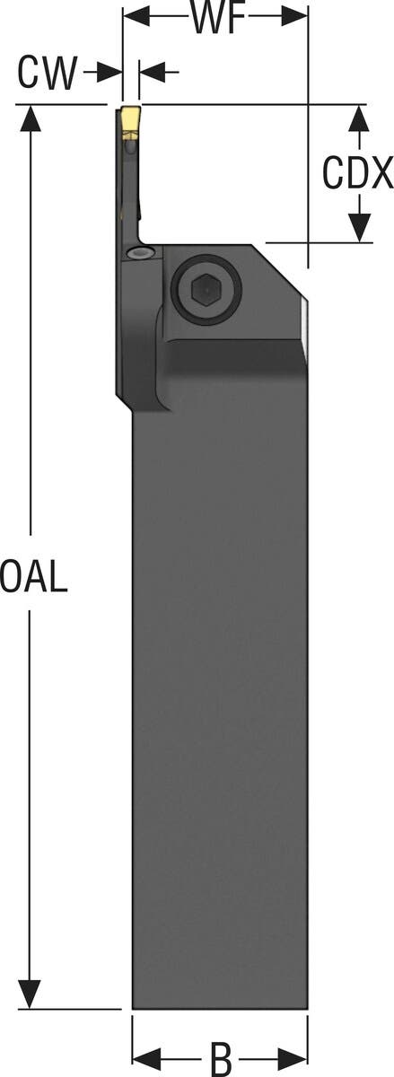 HÅLLARE CFOL2525X04L500200-JET I