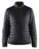 Jacka Varmfodrad Dam Svart/Var selgul L