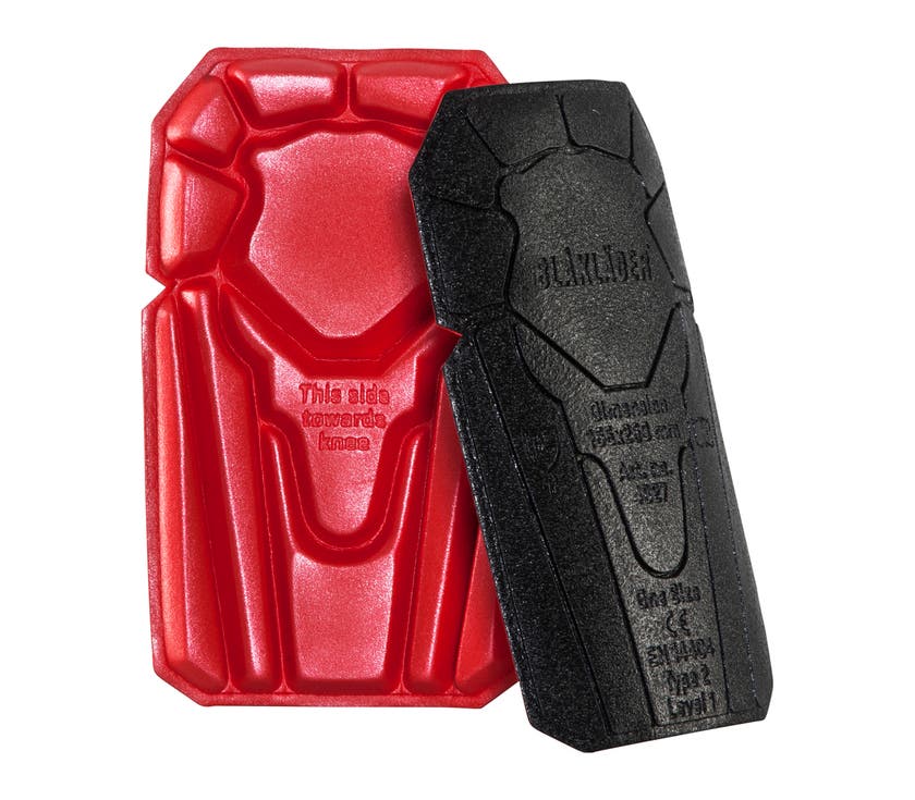 KNÄSKYDD 40271203 SVART/RÖD