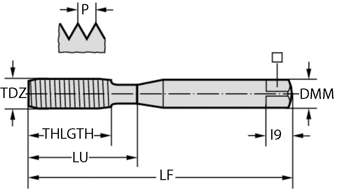 GÄNGTAPP TC420-M2-E0-WW60AD Thread Formers, HSS-E, Supreme