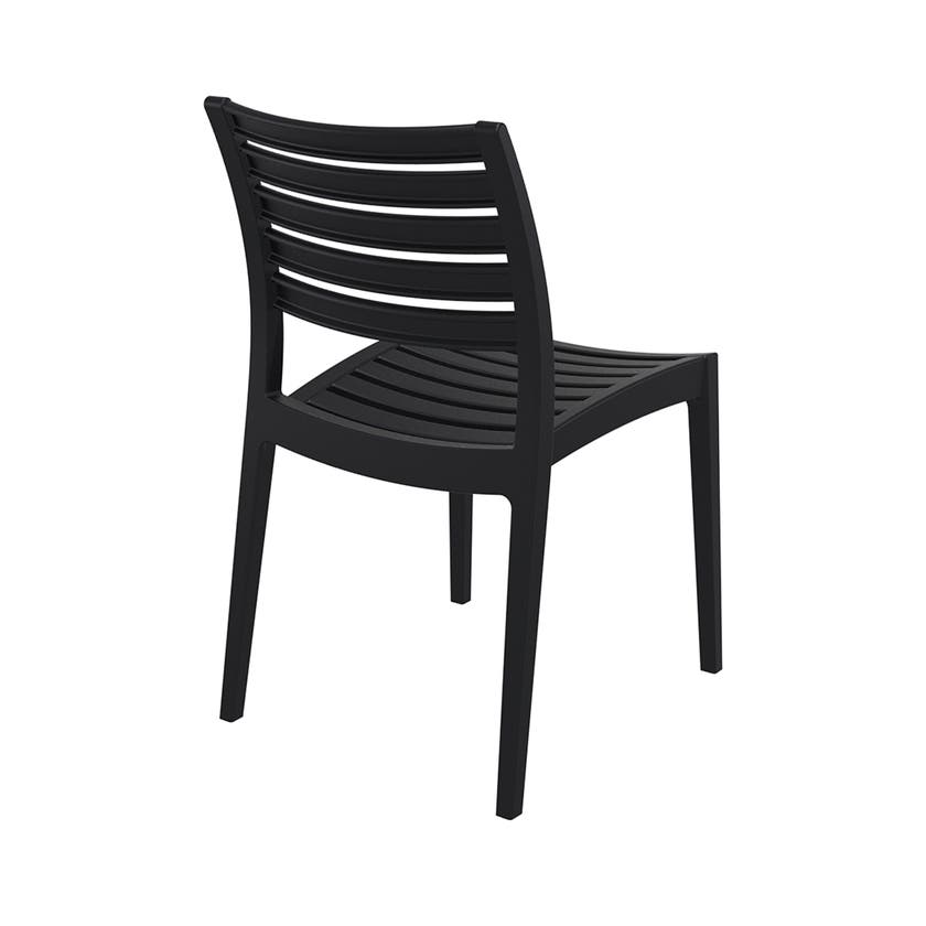 ARES STAPELBAR STOL, SVART