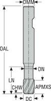 PINNFRÄS HM 170120-MEGA-64