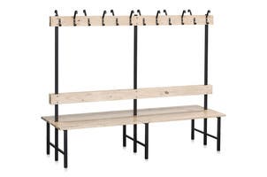 SITTBÄNK DUBBELSEKTION 2000 MM FURU