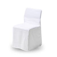 STOLSÖVERDRAG TILL NICE STOLEN , VIT