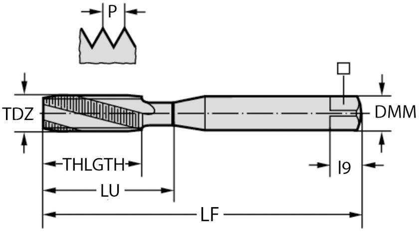 GÄNGTAPP 21410-M4X0.5