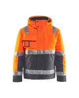 JACKA 48701987 ORANGE/GRÅ 5XL