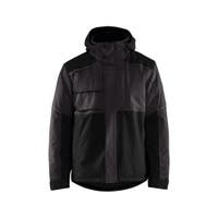 JACKA 48811987 MÖRKGRÅ/SVA 4XL