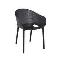 SKY PRO STAPELBAR STOL, SVART