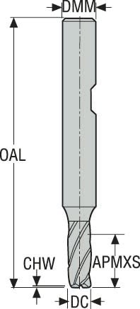 PINNFRÄS HM JS554L 16MM 554L160Z4.3-SIRON-A