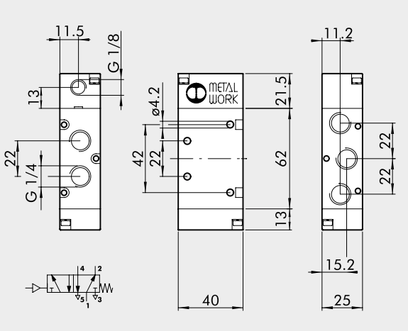 VENTIL PNV 35 PNS 1/4