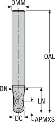 PINNFRÄS RADIE HM 112 10MM JH112100E3B.0Z2-HXT