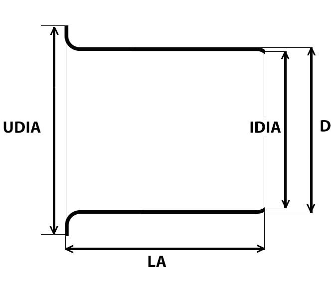 BRONSBUSSNING M.FÄNS COB090F 5 550