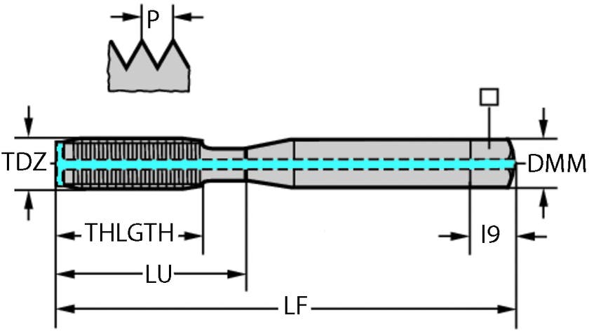 GÄNGTAPP TC420-M5-C2-WW60AD Thread Formers, HSS-E, Supreme