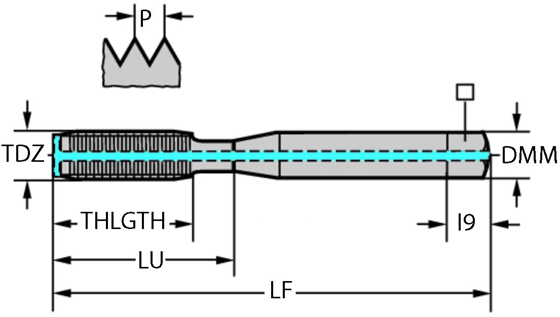 GÄNGTAPP TC420.UNF1/4-C2-WW60A Thread Formers, HSS-E, Supreme