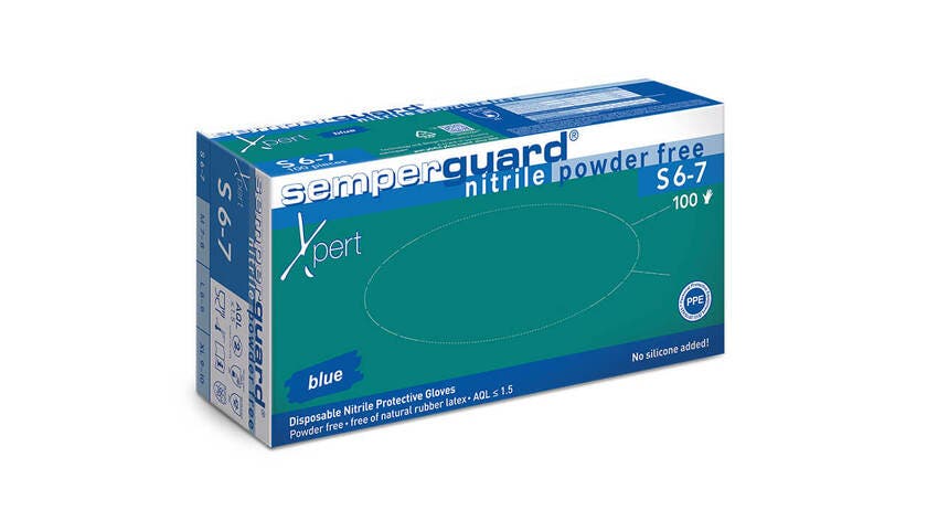 HANDSKE SEMP. NITRIL XPERT 6-7