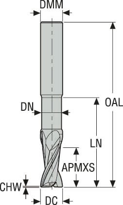 PINNFRÄS HM  16MM JS452160E2CZ2.0-HEMI