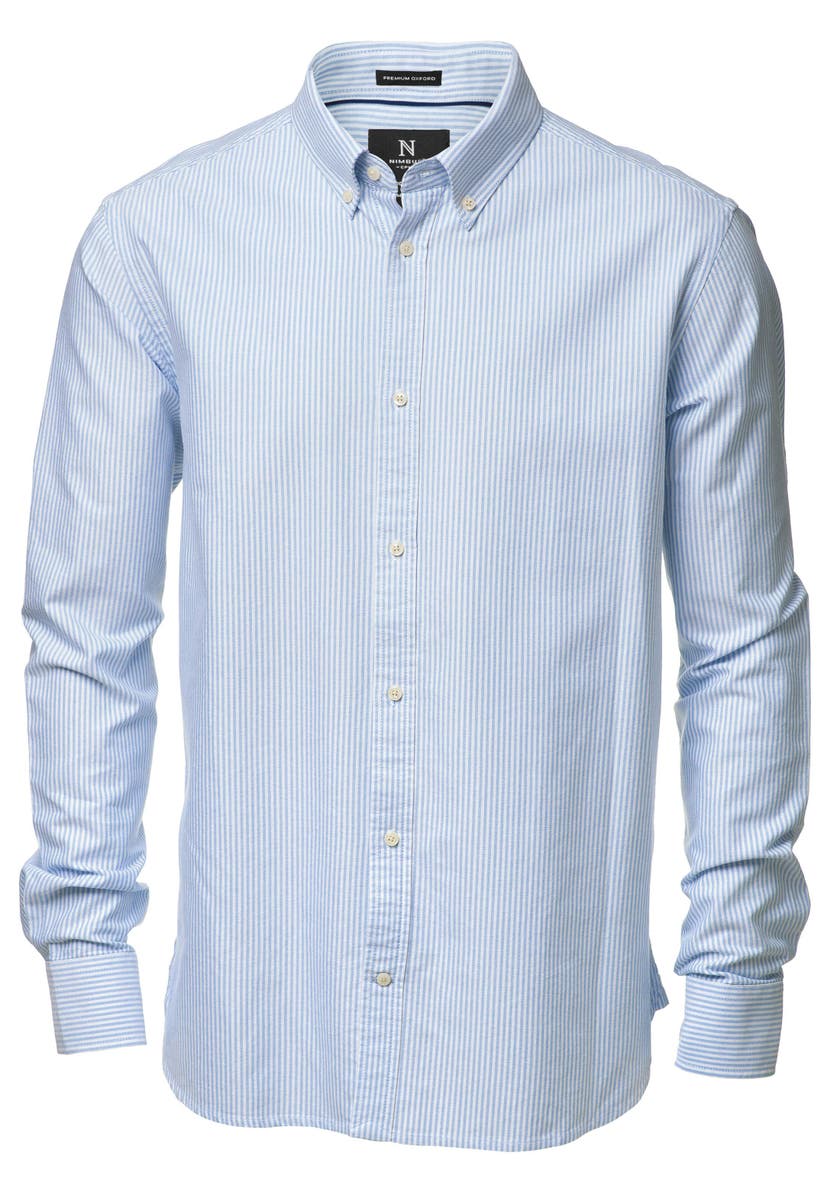 SKJORTA ROCHESTER MODERN FIT BLÅRANDIG 3XL-HERR