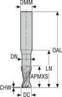 PINNFRÄS HM 4MM JS452040G2CZ2.0HEMI