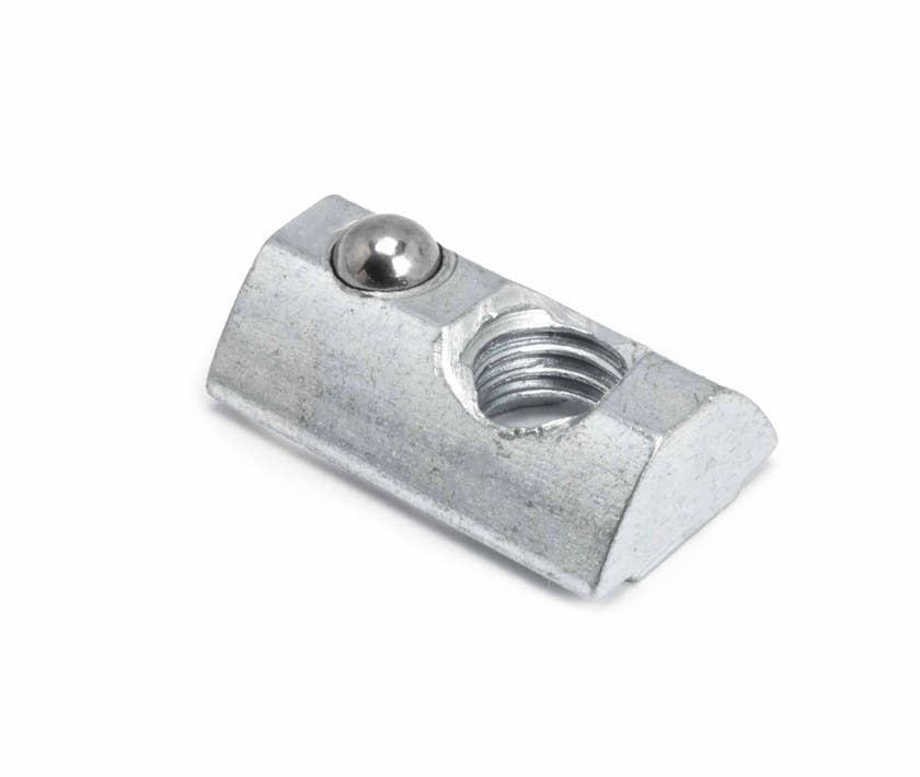 T-SPÅRMUTTER M8 M.KULA