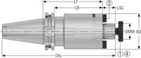 HÅLLARE DIN50ADB-SM27-160-L1