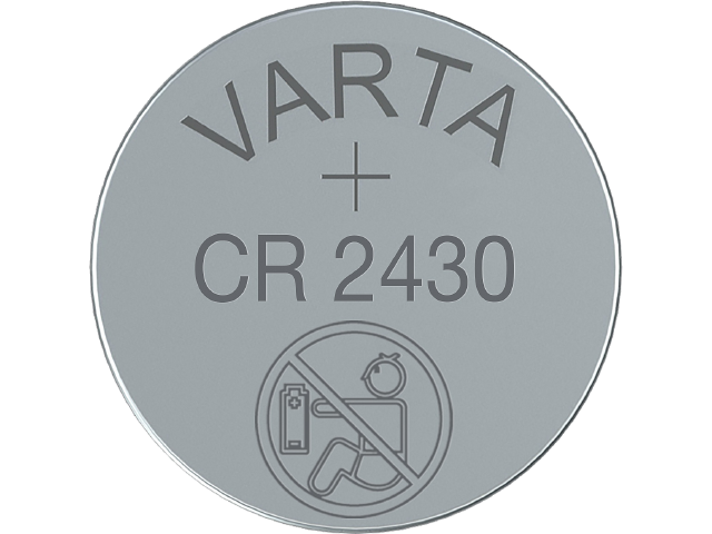 BATTERI CR2430 3V 24,5X3MM