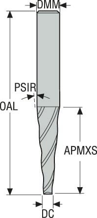 PINNFRÄS HM KON. HK100-030-MEGA
