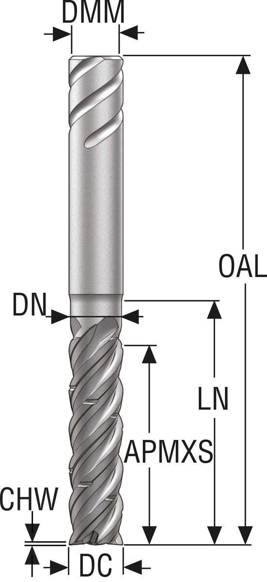 PINNFRÄS HM JS754080E3C.9Z4C-H XT