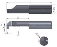 SET 1 KOPIER/SPÅR ULTRAMINI 10 SKÄR 4,5,6MM 2 HÅLLARE