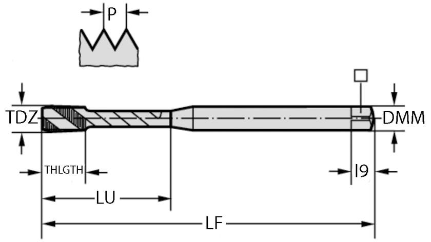 GÄNGTAPP M10 SPIRAL EX.LÅNG PARADUR XPERT P