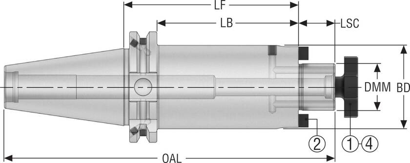 HÅLLARE DIN50ADB-SM40-044-F3L1