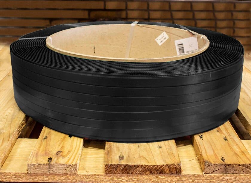 PLASTBAND 12,7X0,7MM SVART PP 1270 2000M/RLE